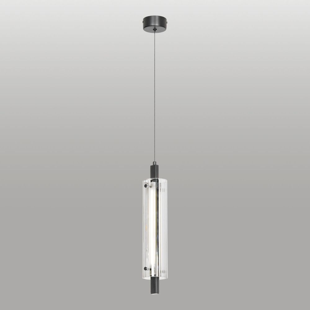 Подвесной светильник *9*50-190 см, 1*LED*6W, 3000K, Lussole Blount LSP-7356, черный
