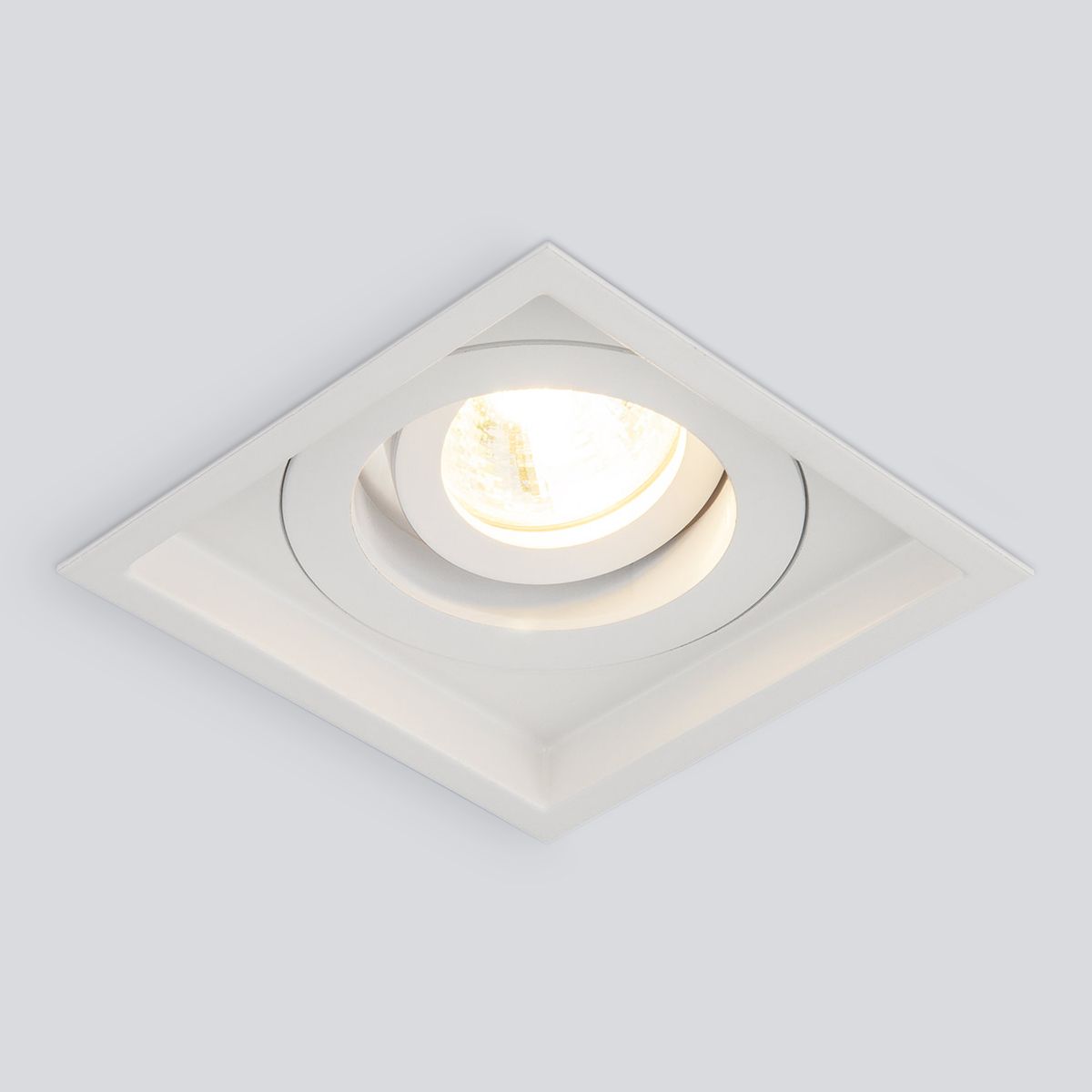 Алюминиевый точечный светильник 1071/1 MR16 WH белый Elektrostandard