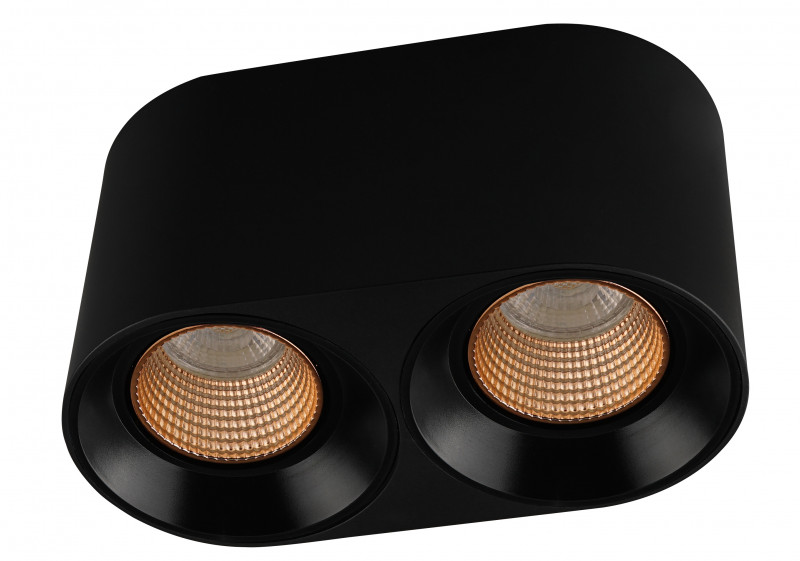 Светильник 19*10 см, MR16(G5,3) 10W, Denkirs DK3096-BK+BR черный