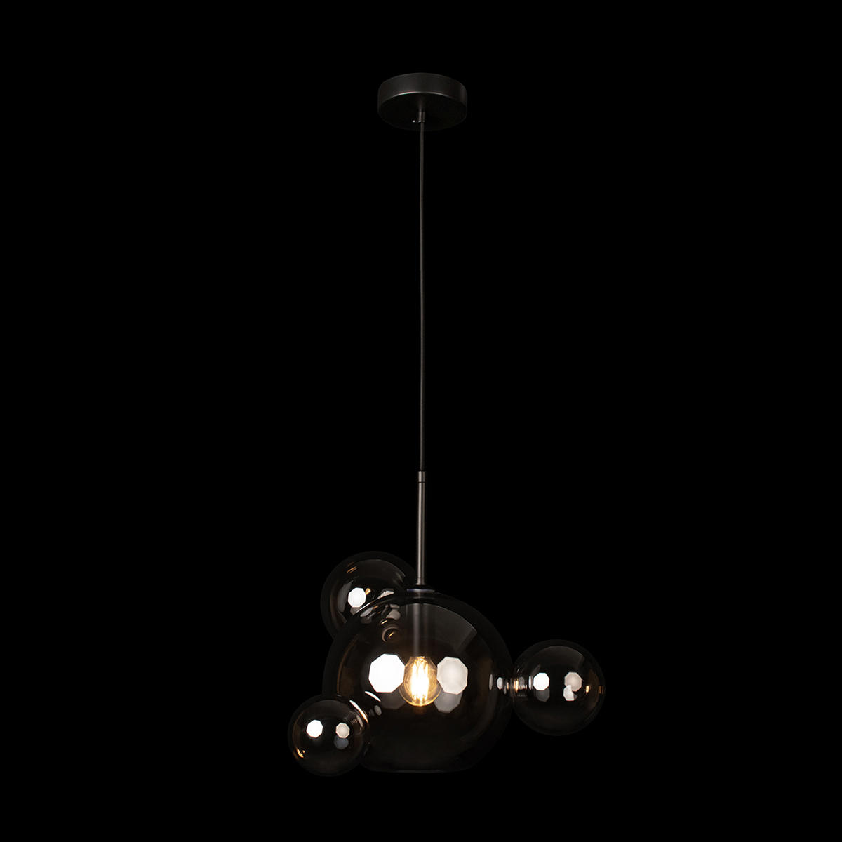 Подвесной светильник 39*31 см, 1*E14*40W LOFT IT Bolle 2029-P4 mini черный