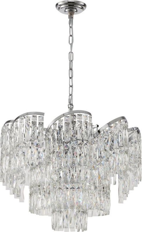 Подвесная люстра 60*105 см, 12*E14, 480W, Stilfort Sapparo 2176/09/12P хром