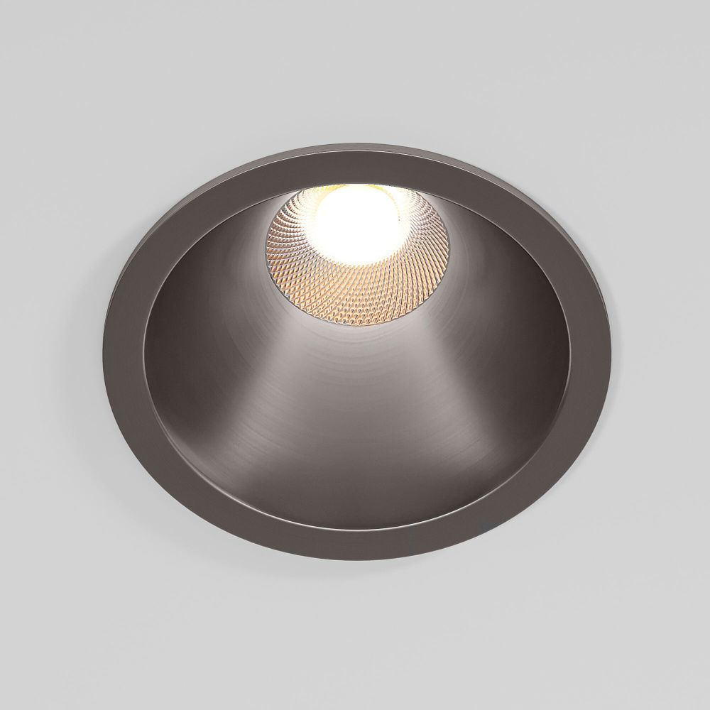 Потолочный акцентный светильник 8*8*6 см, LED, 15W, 4000K, Elektrostandard Forte 25071/LED, серый