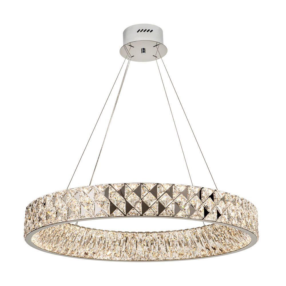 Люстра *80*10 см, LED*89W, 3000-6000K, Modelux  ML.335.800 CR, Хром