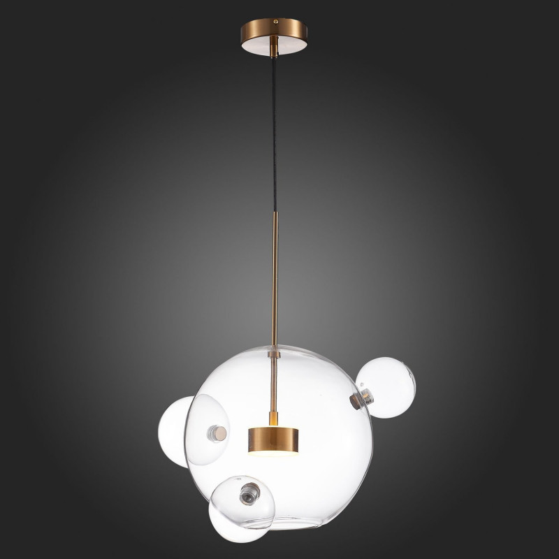 Светильник подвесной 52 см, 14W 3000K ST LUCE BOPONE SL1133.203.01 Латунь
