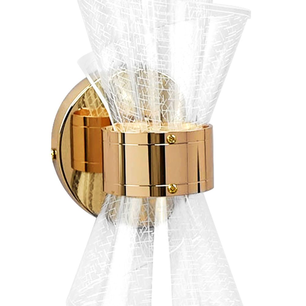 Бра *42 см, *8W, 2700/4200/6400K, Lightstar Acrile 737672, Золото