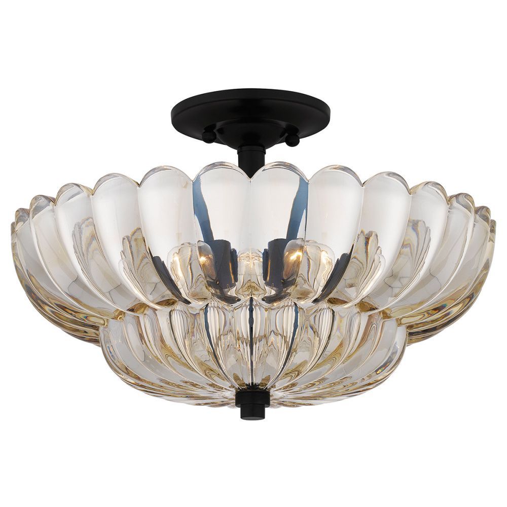 Светильник 40*40*29 см, E14*40W, Natural Concepts Quoizel Whitecap 1874BD, черный