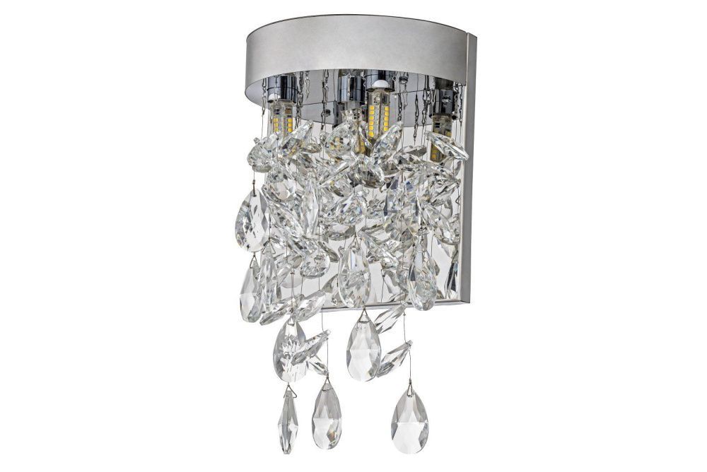 Бра *18*23 см, 3*GAL *W, Arti Lampadari Flusso Nickel Flusso H 2.18.638 N, никель