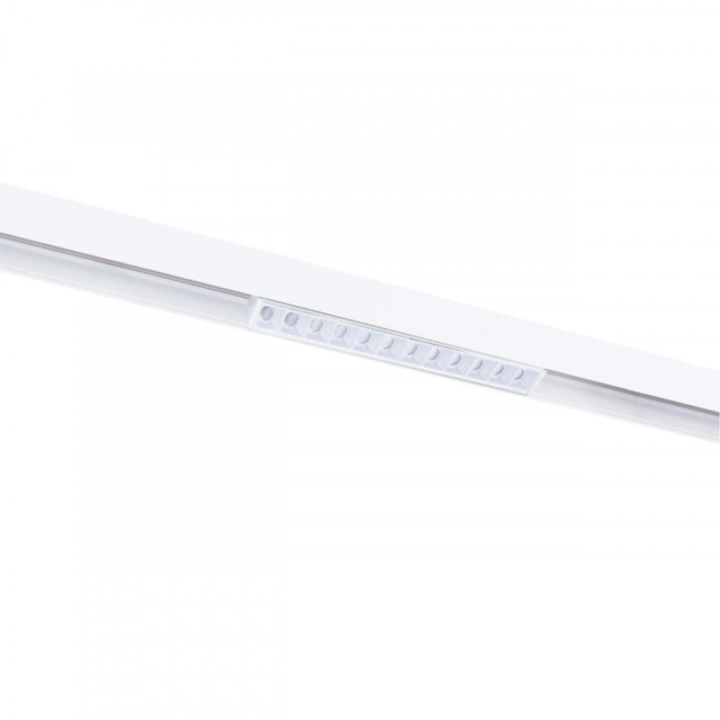 Трековый светильник 22,2*2,2 см, 1*LED*12W, 4000К, Arte lamp Linea Белый A4664PL-1WH