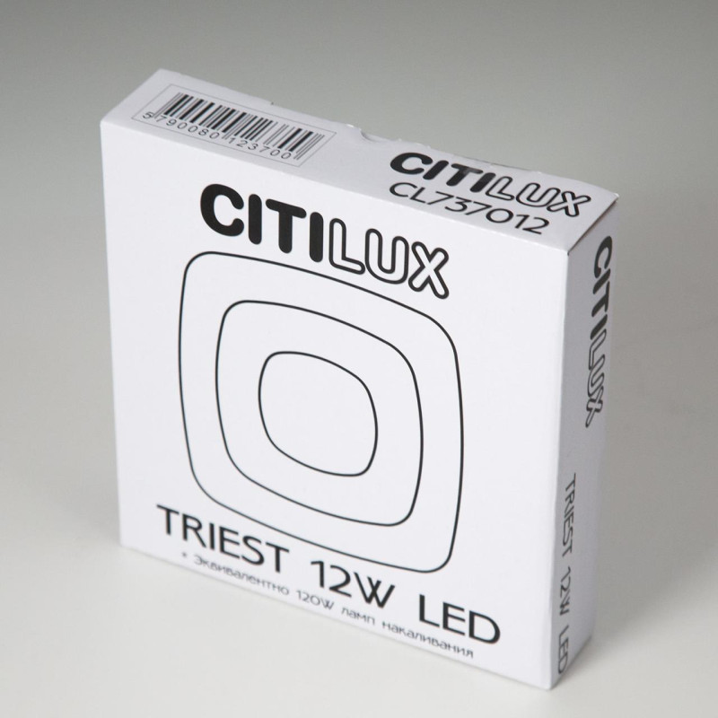 Бра 19 см, 13W, 3000-6000К Citilux Триест CL737B012, белый