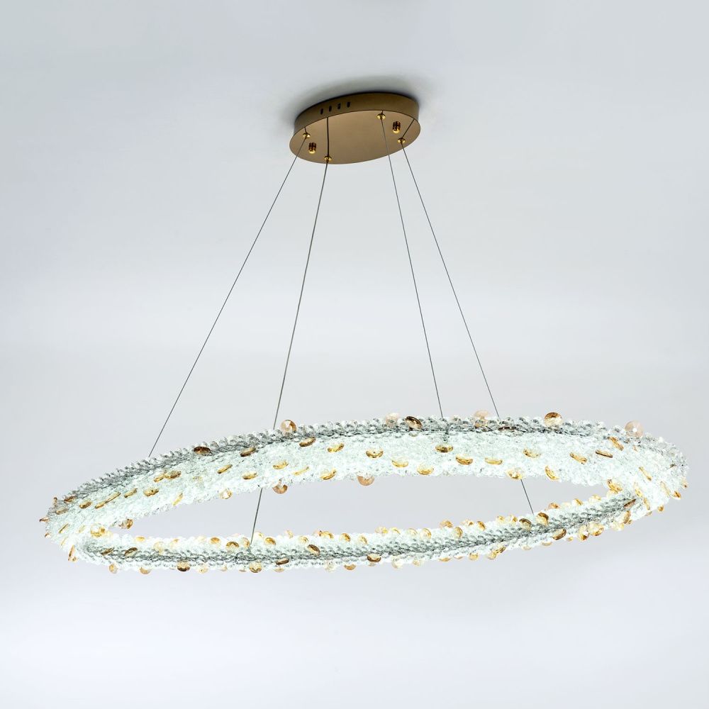 Подвесной светильник 120*53*35/140 см, LED 90W 3000-6000K MODESTYLE MS.5006.1200 GD золото