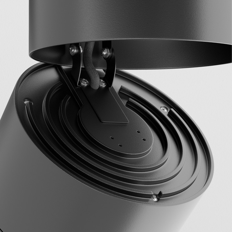 Светильник 10 см, 15W, 3000K, Maytoni Technical TR084-1-15W3K-D-B Dim, черный