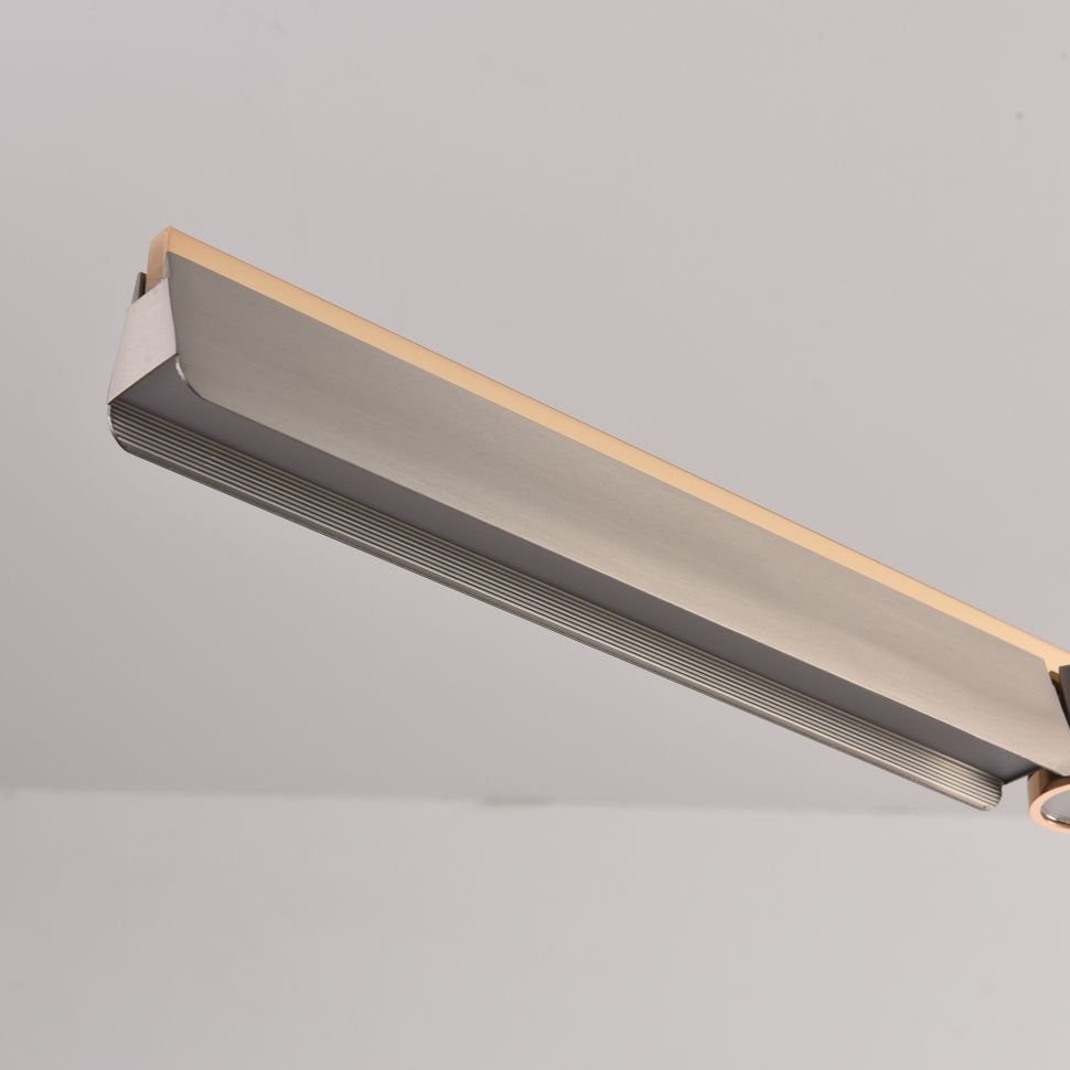 Подвесной светильник 120*2-150 см, LED*33W, 3000-6000K, iLedex Vision 9309D-1200-2 GR+BK, Серый/Черный