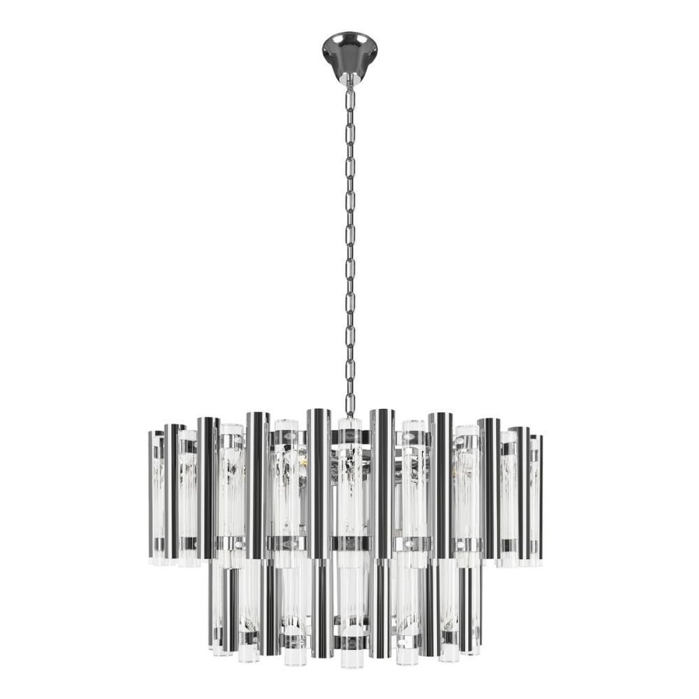 Подвесной светильник 50 см, Loft IT Boucle 10438/8, никель