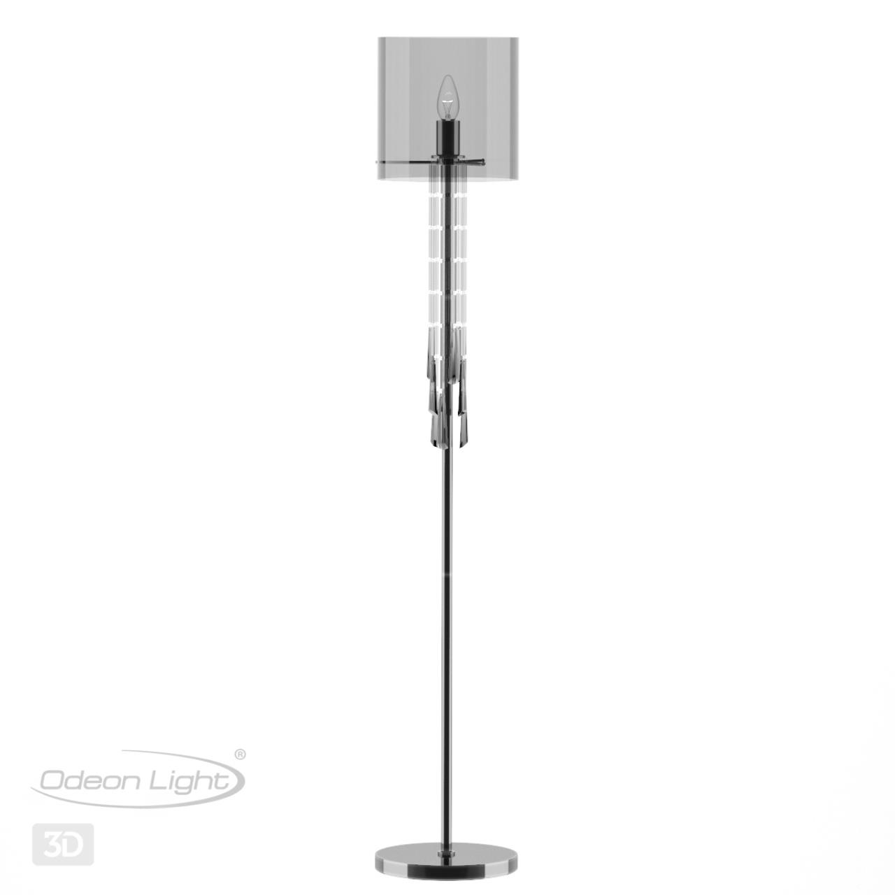 Светильник 146 см, Odeon Light Nicole 4890/1F, черный