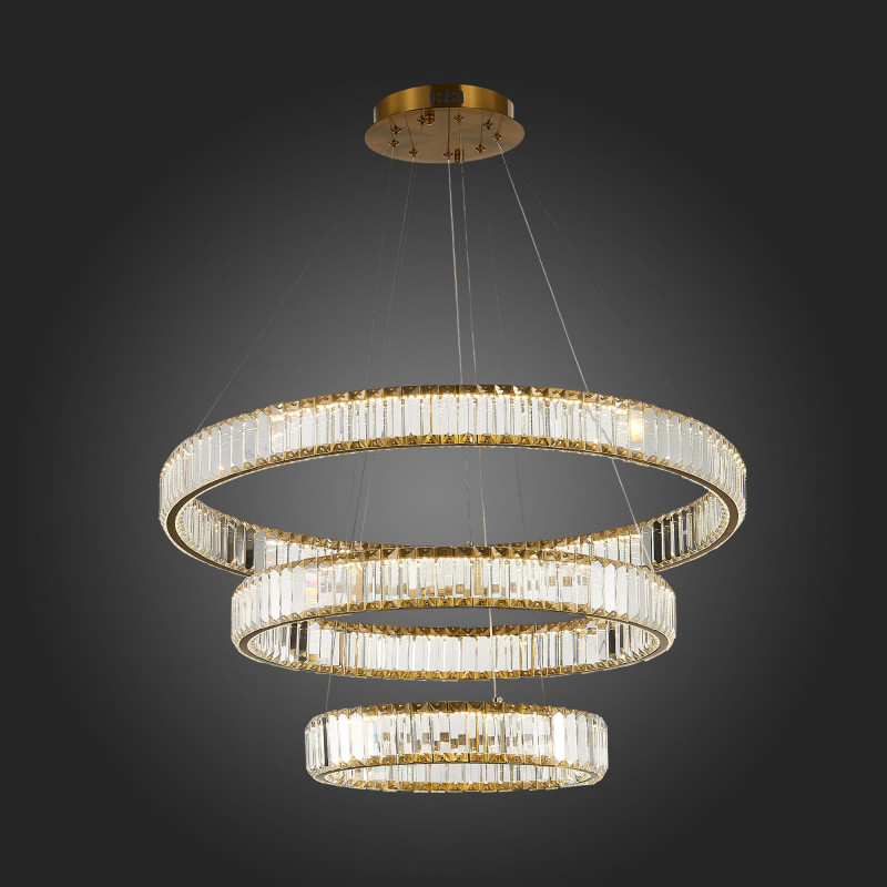 Люстра подвесная 82 см, 122W 4000K ST LUCE TIVOLI SL1622.303.03 Латунь