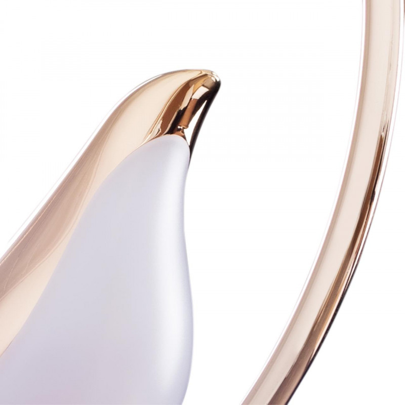 Светодиодный светильник с птичкой 40 см, 10W, 4000K, Divinare Summer 1188/01 SP-9, золото
