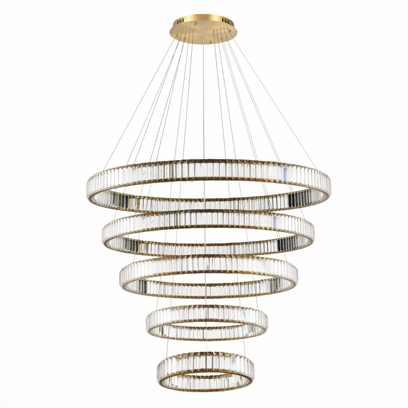 Люстра подвесная 120 см, 285W 4000K ST LUCE TIVOLI SL1622.313.05 Латунь