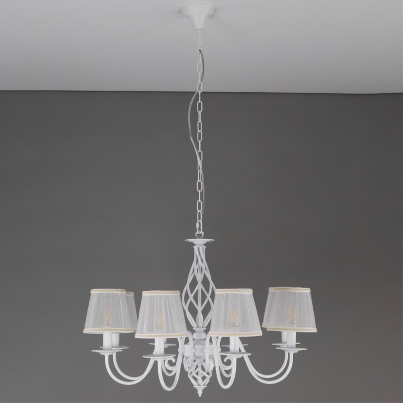 Люстра Citilux CL427180, диаметр 79 см, белый