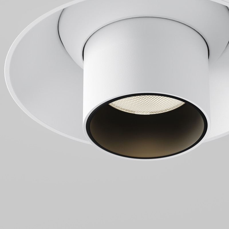 Встраиваемый светильник 3*3*31,6 см, LED, 7W, 3000К, Maytoni Technical Focus T C140TRS-L300-7W3K-W белый