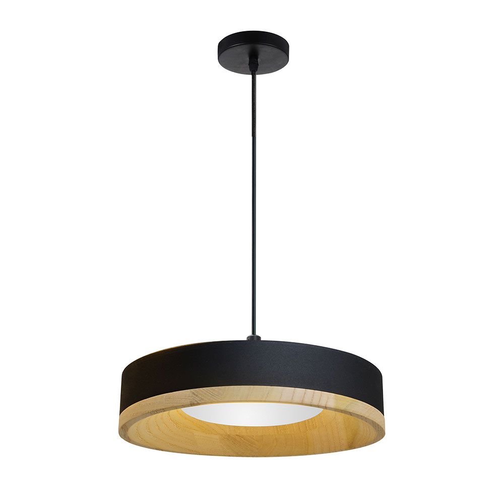 Подвесной светильник 7*30 см, 1*LED, 18W, 3000K Divinare Vaso 5119/06 SP-12, Черный