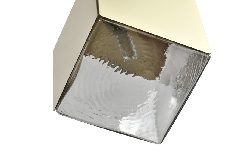 Подвесной светильник 25*25*180 см, 3*G9, 30W, Zortes Ice Cube ZRS.1005.03, золотой