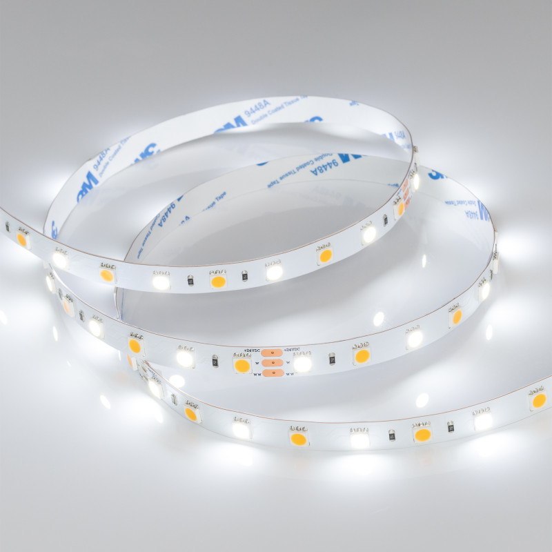 Лента RT 6-5000 24V White-MIX 2x (5060, 60 LED/m, LUX) (Arlight, Изменяемая ЦТ) 025213. Цена указана за 5 метров. Продается кратно 5 метрам.