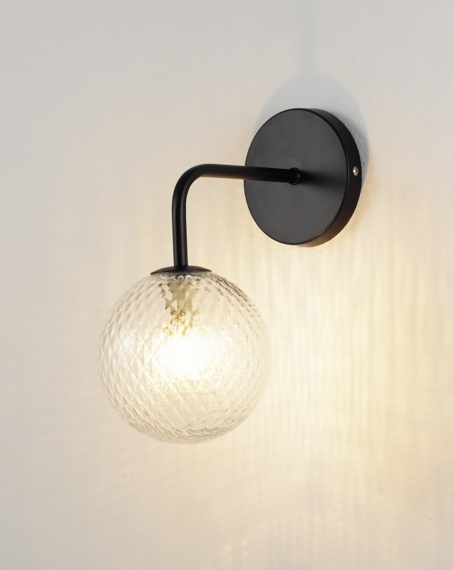 Бра 15*27 см, G9 3 W, Moderli Covey V2055-W Черный