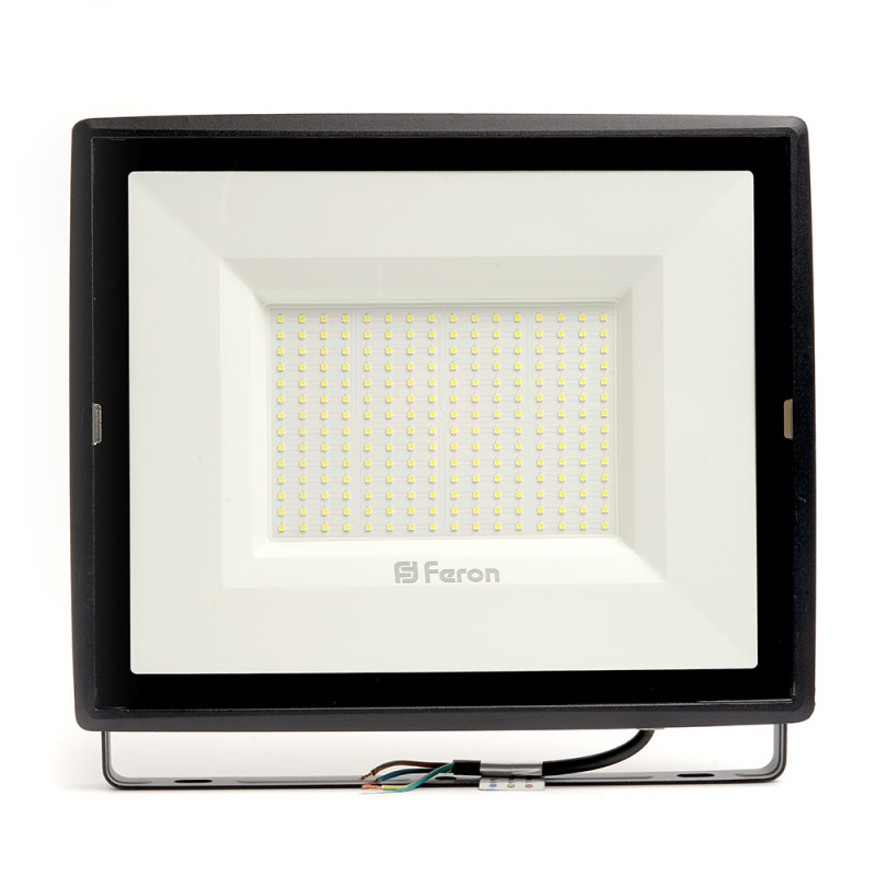 Прожектор светодиодный 2835 SMD 200W 6400K IP65  AC220V/50Hz, черный , LL-924 Feron 29499
