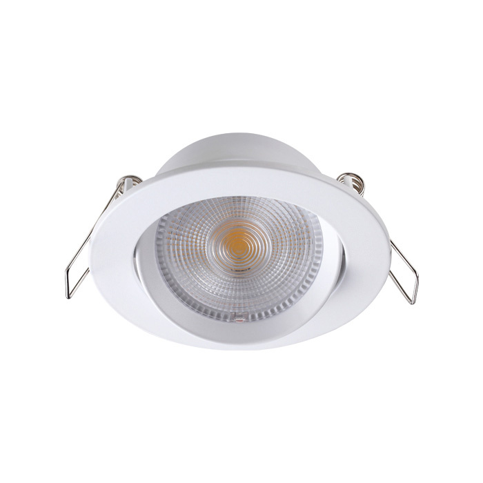 Встраиваемый светильник 10 см, 10W, 3000К, белый, теплый свет, Novotech Stern 357998, светодиодный