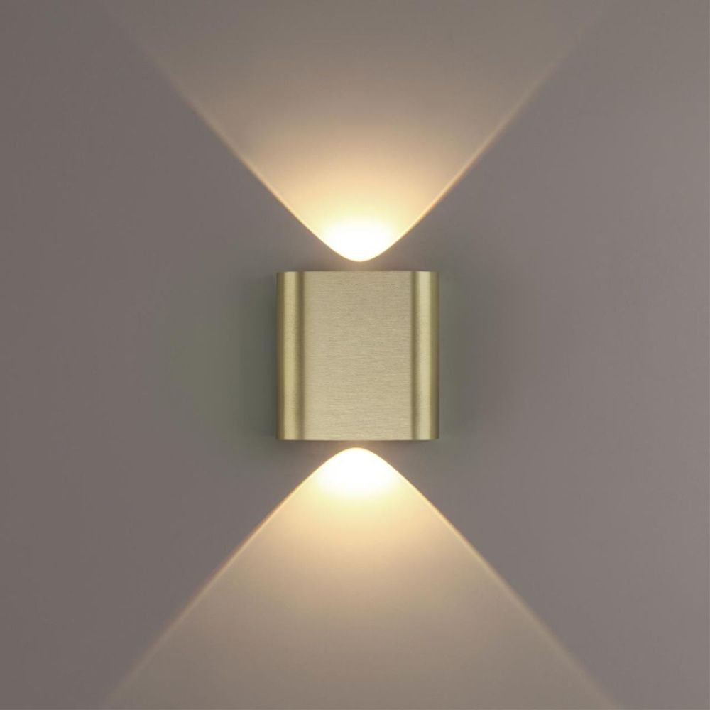 Настенный светильник 11 см, 2W, 3000K, Odeon Light Hightech Magnum 7107/2WL, бронза