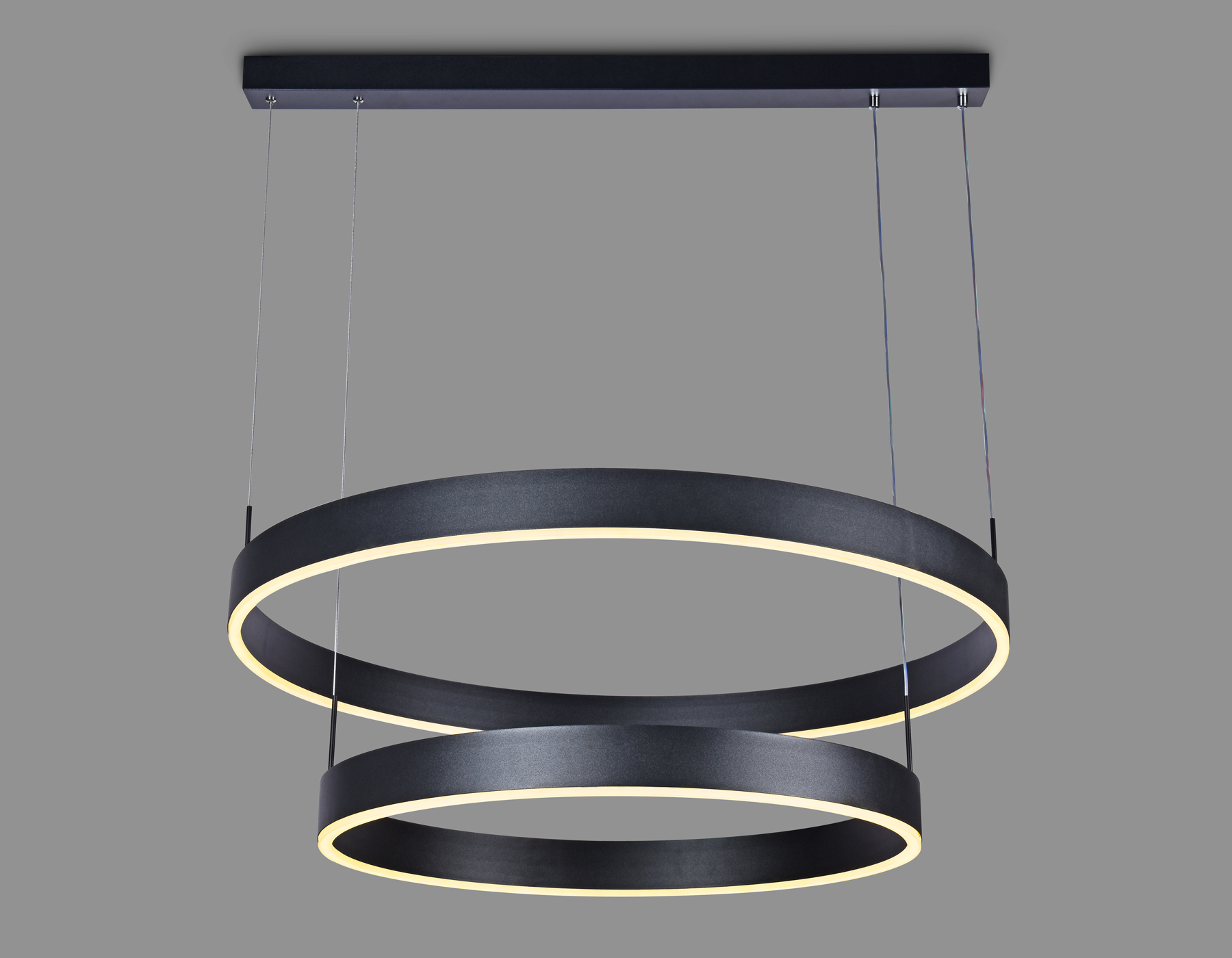 Светильник подвесной 60*75 см,  119W, 3000К, черный, белый матовый Ambrella Acrylica Original FA6618