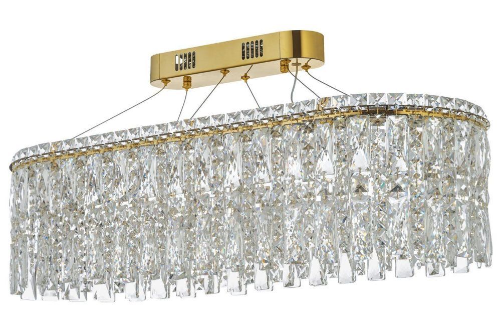 Люстра подвесная ** см, Led лента*LED*100W, 3000/6000K, Arti Lampadari Ovindoli Gold Ovindoli L 1.5.80x30.100 G, Золото