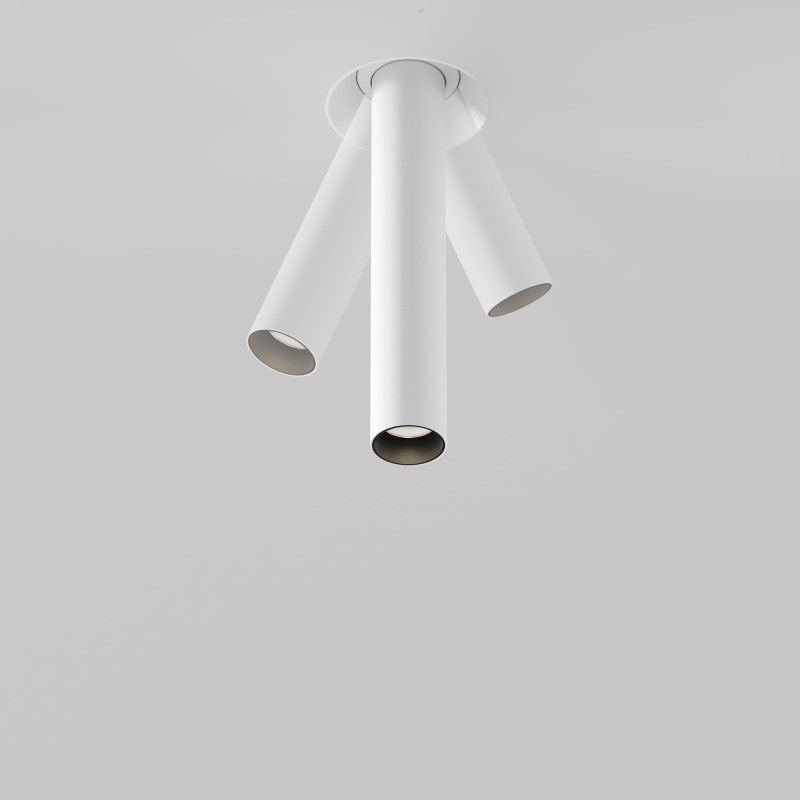 Встраиваемый светильник 3*3*21,6 см, LED, 7W, 4000К, Maytoni Technical Focus T C140TRS-L200-7W4K-W белый