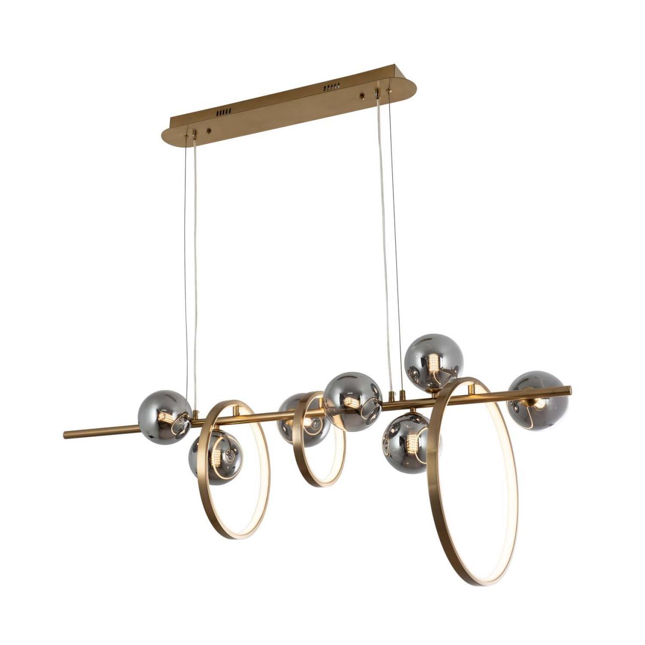 Подвесной светильник 40*120*50/100 см, LED 200W 3000-6000K MODESTYLE MS.1900.1200 BS латунь