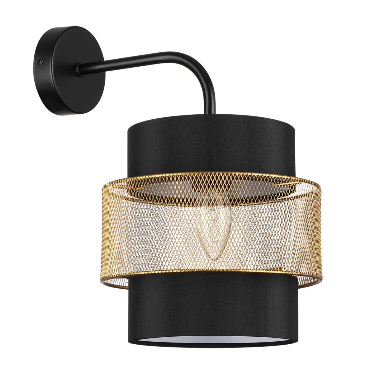 Бра 29*33 см, 1*E27 Lumion ANIMAISA 8003/1W черный, золотой