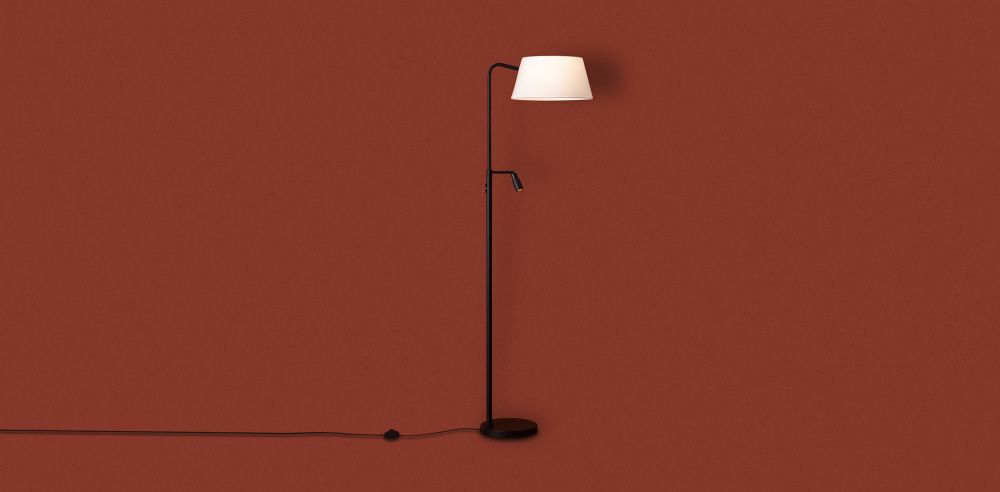 Торшер 47**-160 см, 1*E14*40W, Freya Flint FR2066FL-L40B, Черный