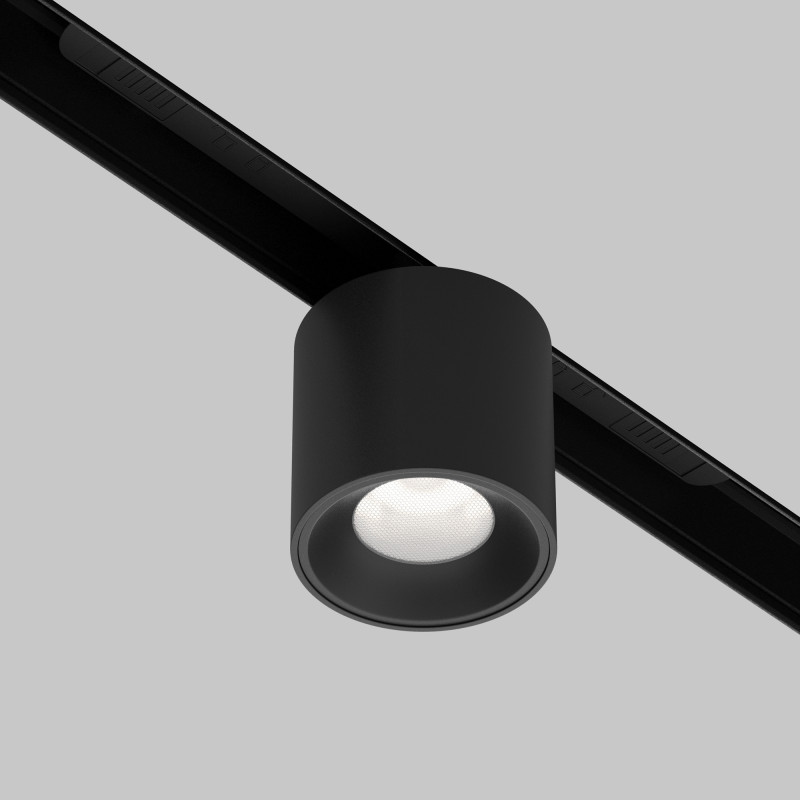 Светильник 5,3*5,3*9,6 см, LED, 7W, Maytoni Technical Alfa S TR132-4-7W-DS-B черный, 3000-6000K, 36°, Dim Exility