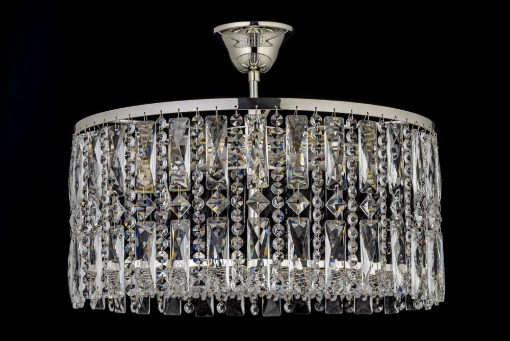 Люстра потолочная *40*32 см, 6*E27*60W, Arti Lampadari Erve Erve E 1.3.40.101 S, серебро