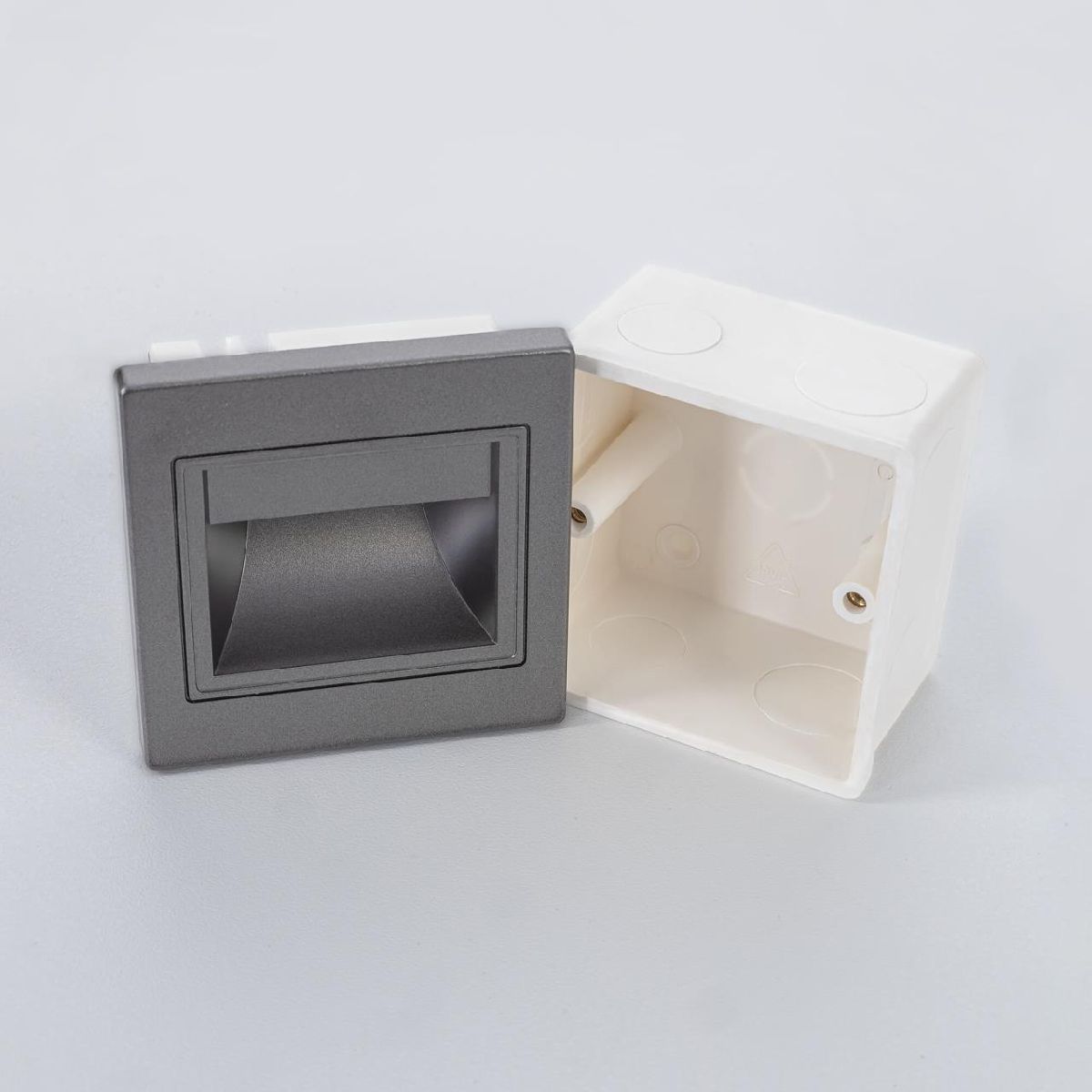 Подсветка для лестниц и ступеней 9 см, 1W, 3000K, Citilux Skally CLD005K1, графит