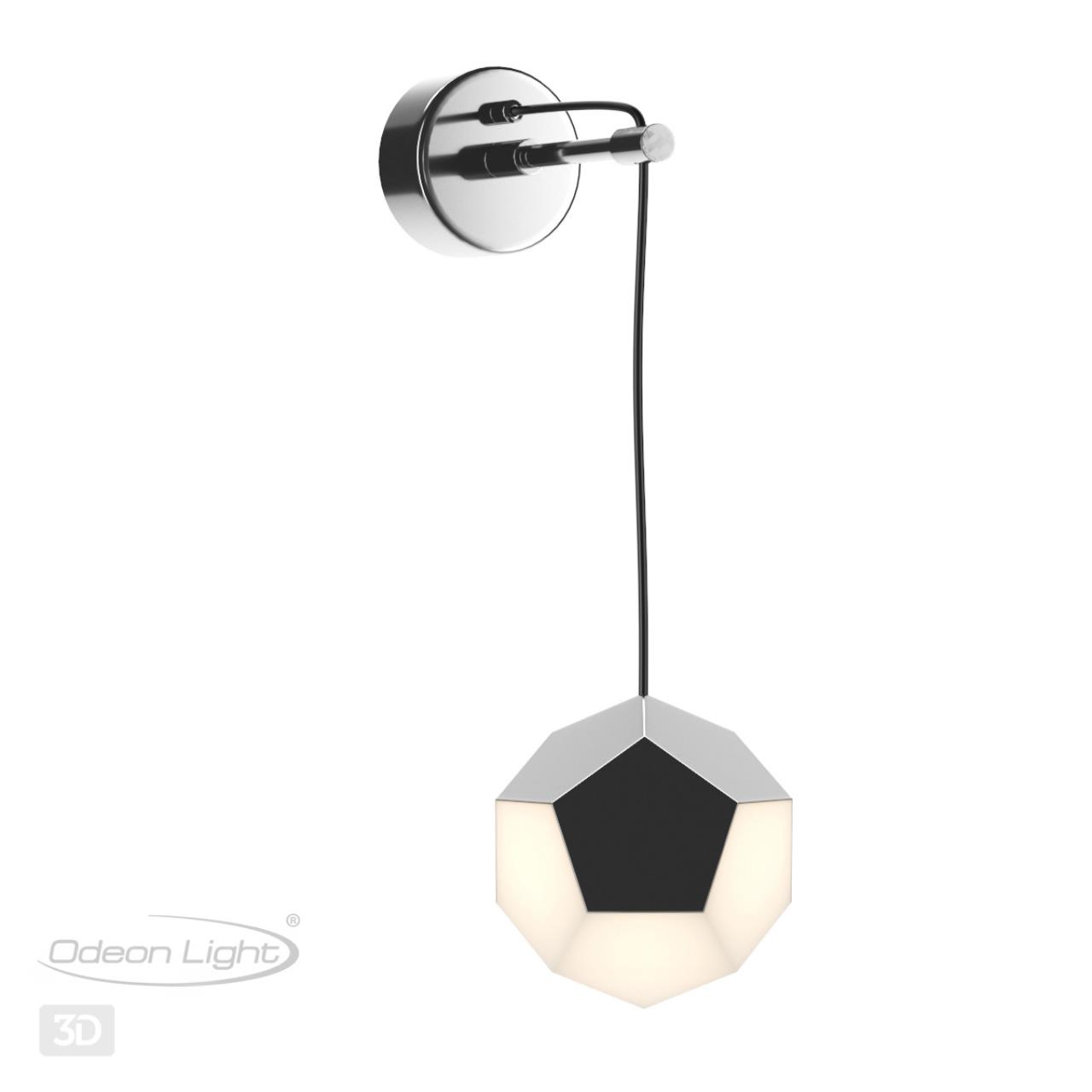 Бра Odeon Light Bingo 4304/7WL, 7W LED, 4000K, хром