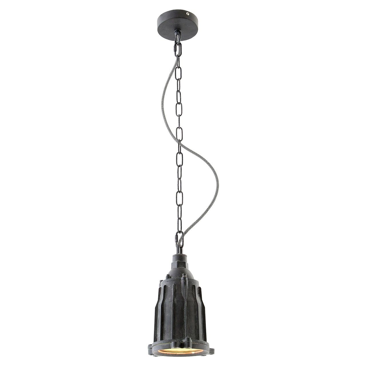 Подвесной светильник Lussole Loft LSP-9949, серый, диаметр 14 см