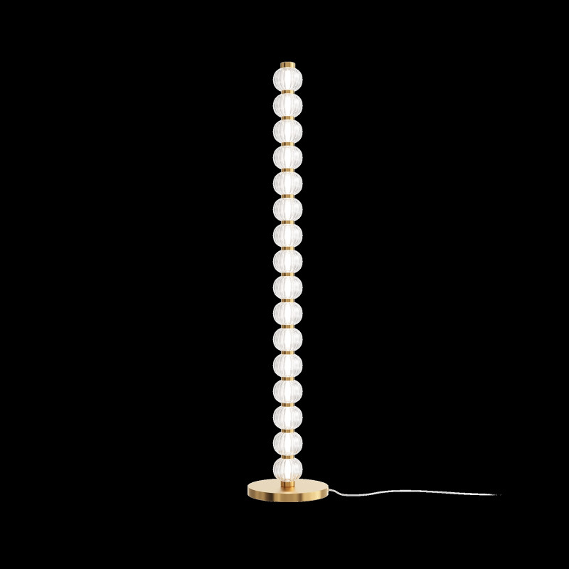 Торшер 25*25*132 см, LED, 33W, 3000К, Maytoni Amulet MOD555FL-L23G3K золотой
