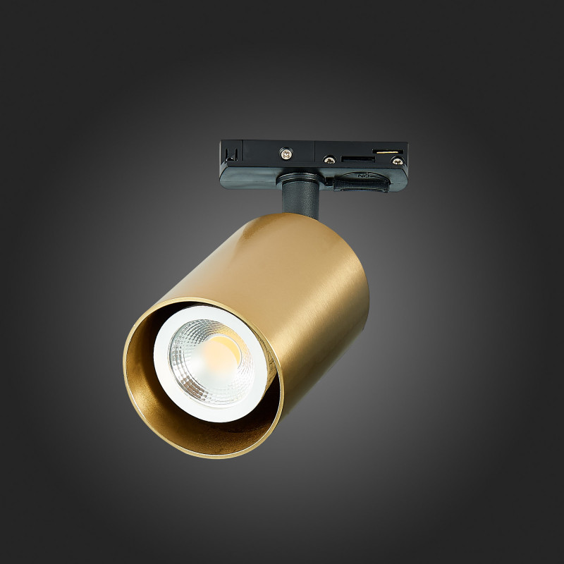 Трековый светильник 10*7 см, 50W, ST LUCE ST302.206.01 Золотистый