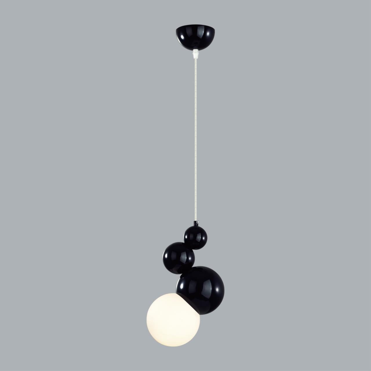 Подвес 13*19*120 см, 1*E27 Lumion Blasen 6566/1A черный