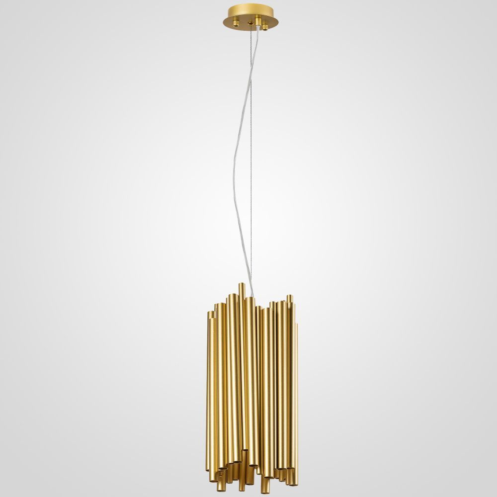 Подвесной светильник Brubeck Delightfull 18 18*18*40 см, 1*E14*40W, ImperiumLoft 40.824, Золотистый