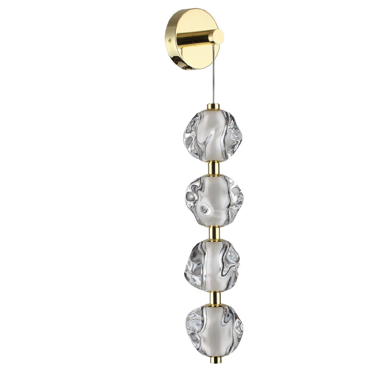 Бра 67 см, 17W, 4000K, Odeon Light Jemstone 5085/17WL, золото