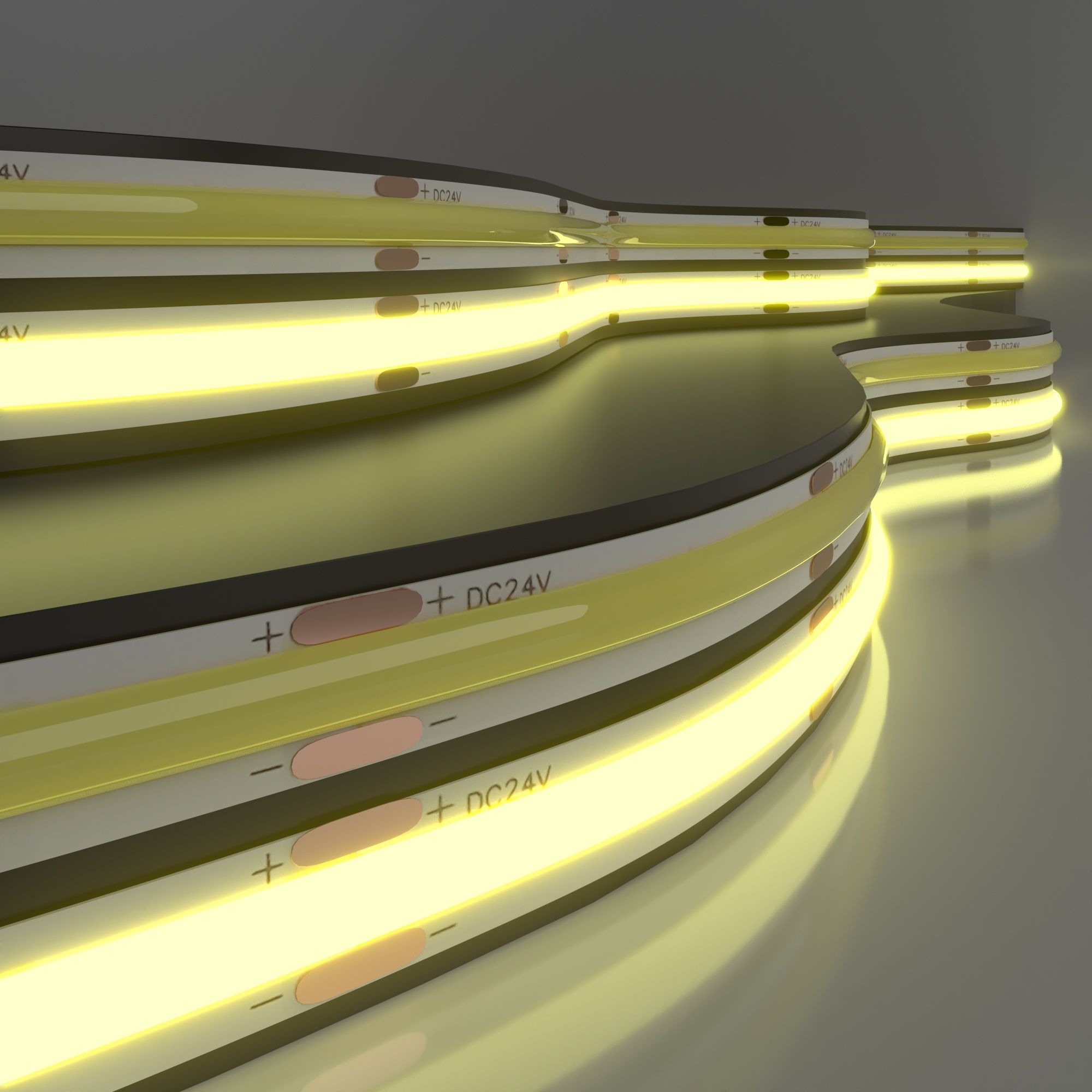 Светодиодная лента Лента светодиодная 24V 11W 352Led COB IP20 теплый белый, 5м Elektrostandard