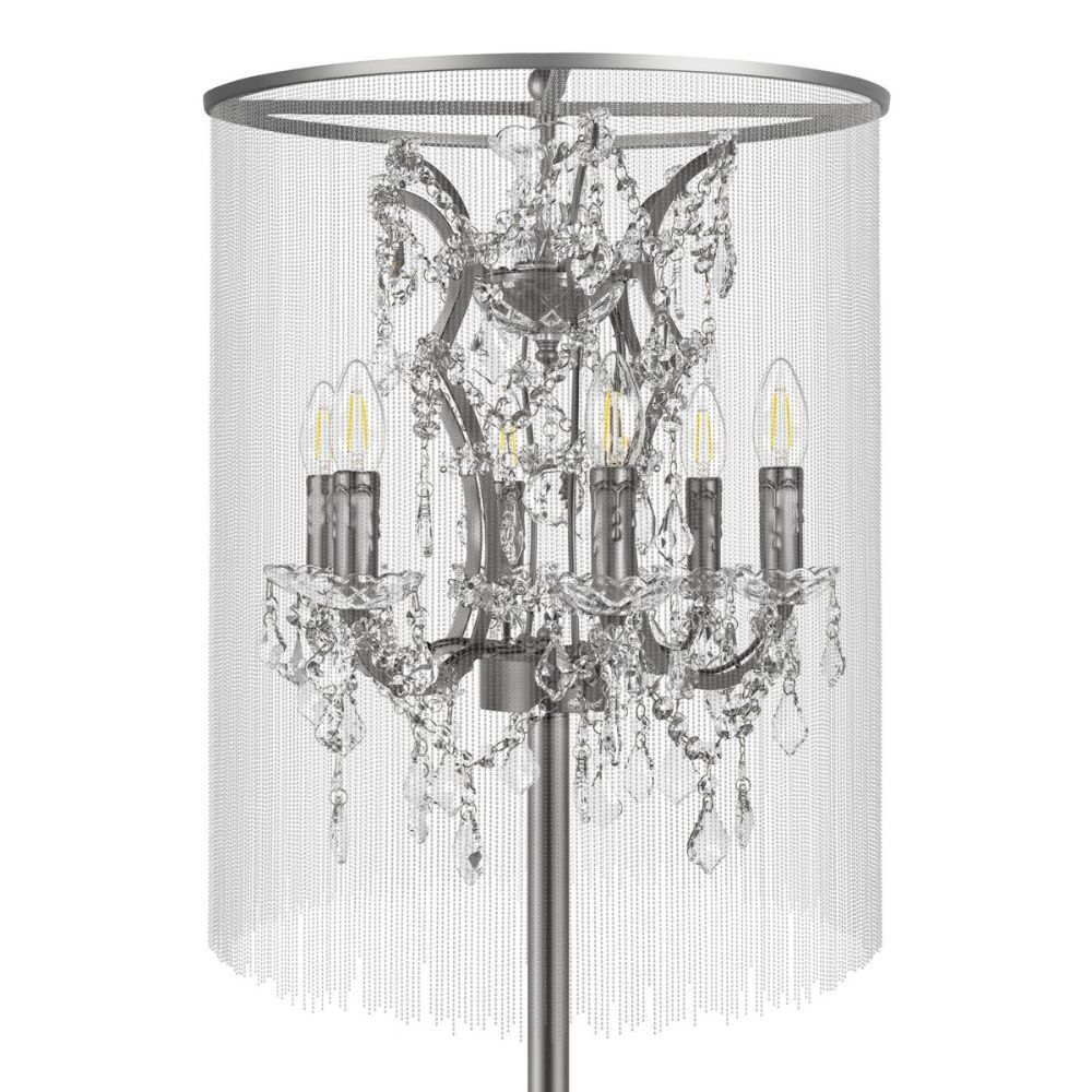 Торшер 175 см, Loft IT Vaille Crystal 10450F, графит