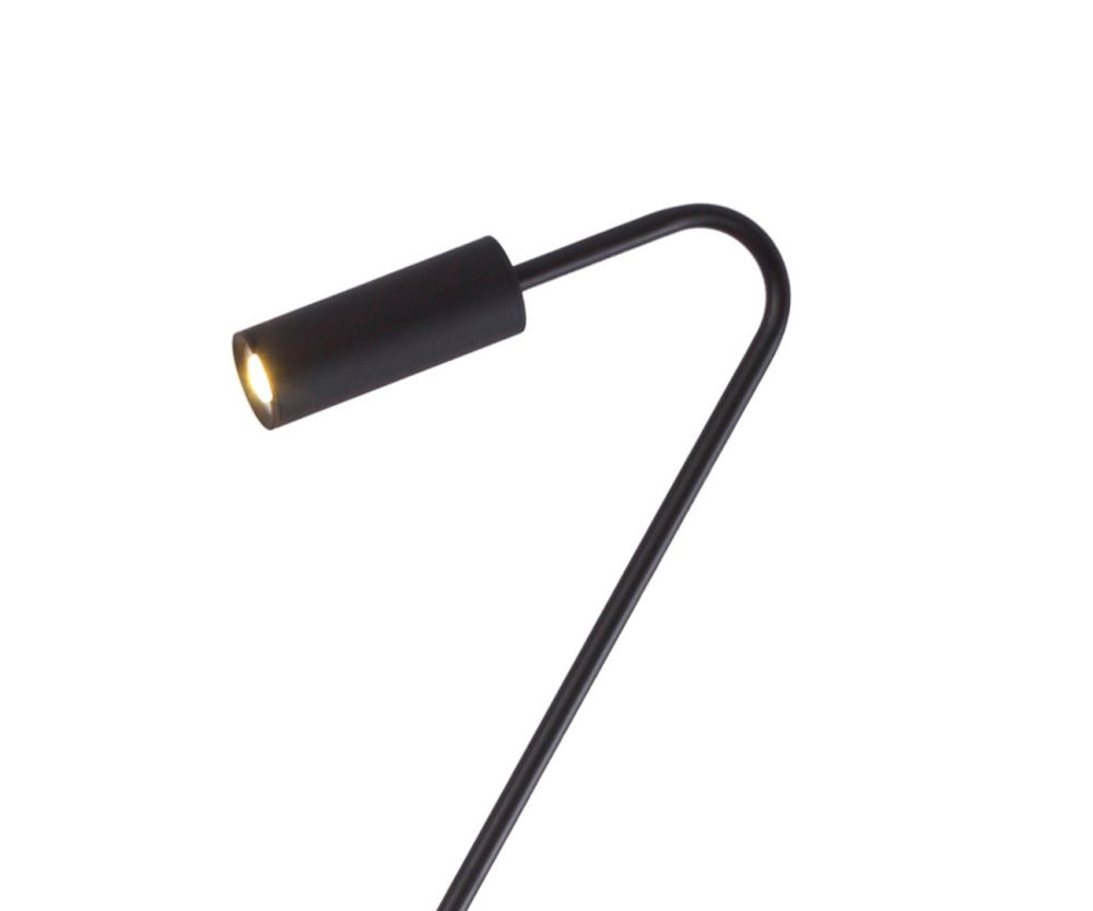 Торшер 145 см, LED 5W, 4000K Грау черный Kink Light 07045,19