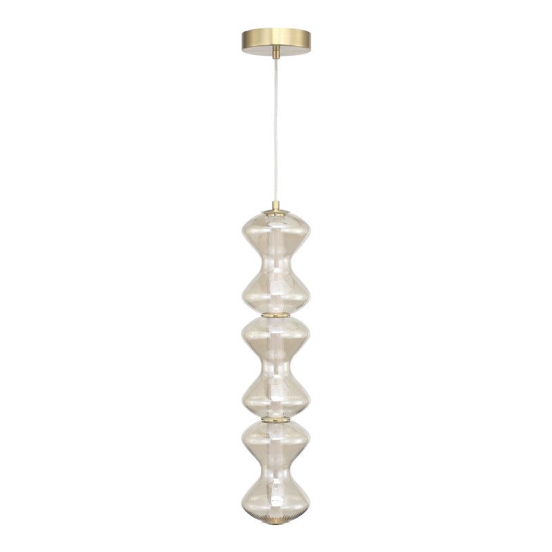 Подвесной светильник *14*-200 см, 1*LED, 18W, 3000K, ST-Luce Spine SL6136.213.01, золотой